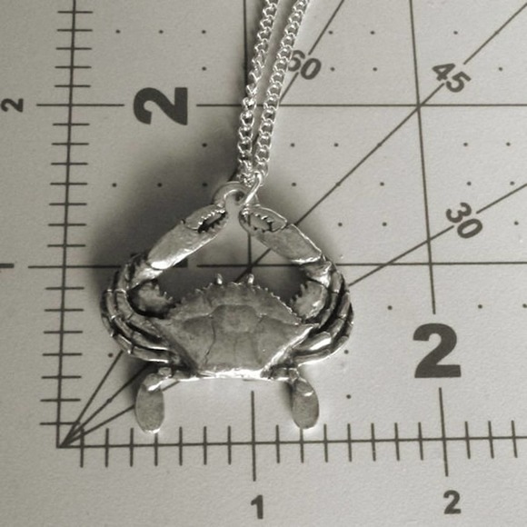 Crab Necklace A Fine Pewter Pendant 2038 - Picture 3 of 4